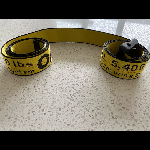 Off-WhiteClassic Industrial Web Logo Belt